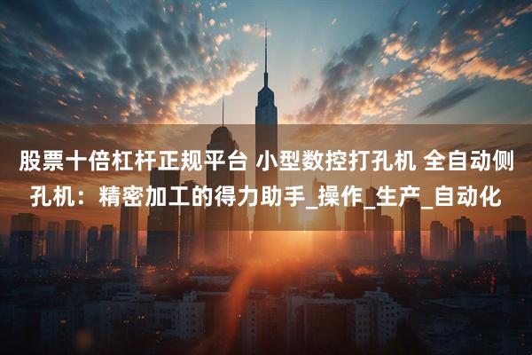 股票十倍杠杆正规平台 小型数控打孔机 全自动侧孔机：精密加工的得力助手_操作_生产_自动化